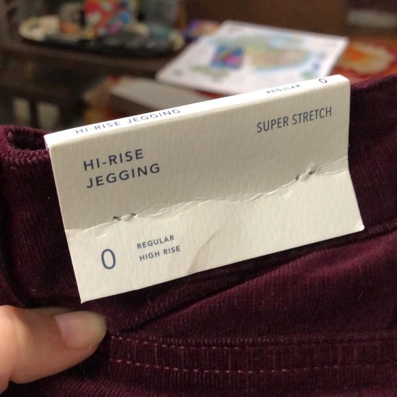 HIGH-WAISTED CORDUROY JEGGING - Picture 6 of 7